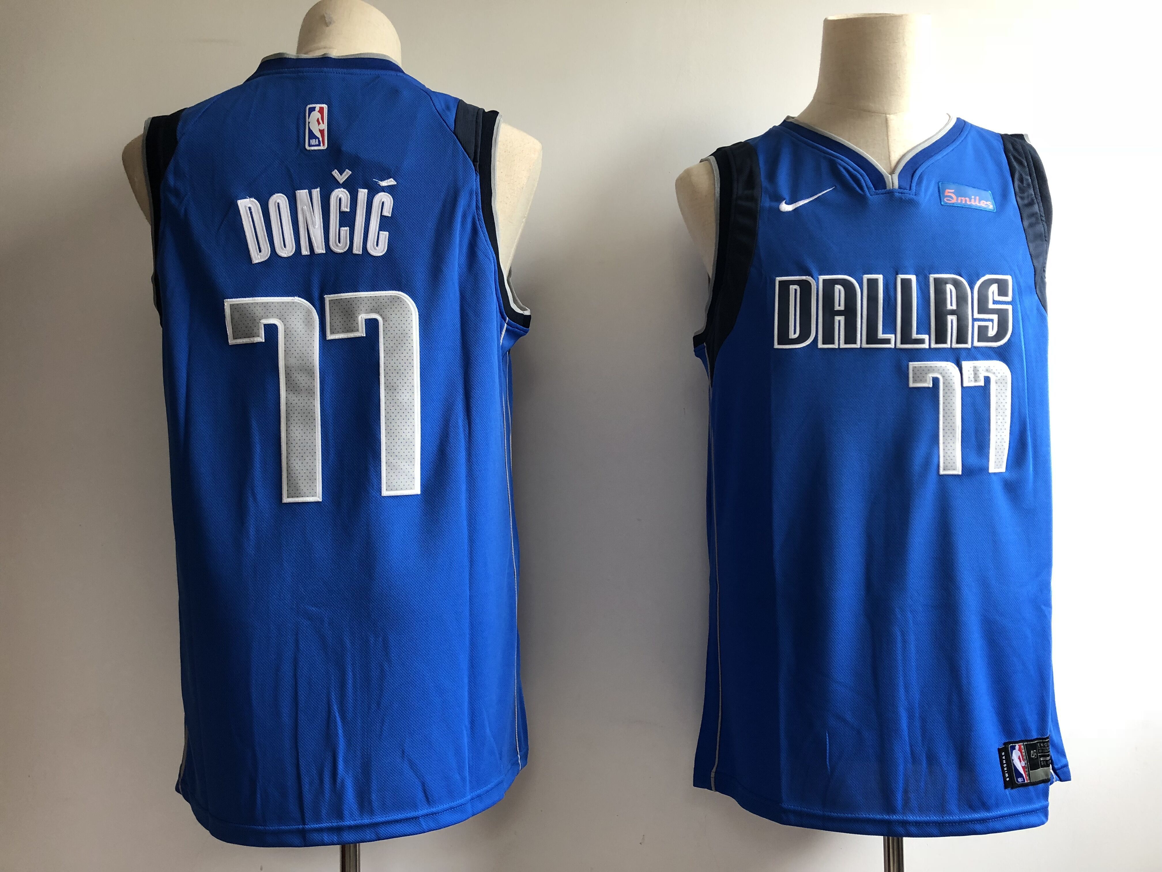 Men Dallas Mavericks #77 Doncic Blue Nike NBA Jerseys->toronto maple leafs->NHL Jersey